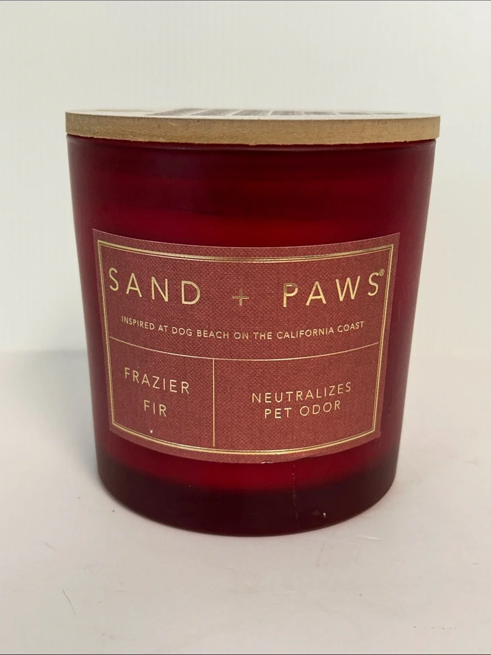 Sand + Paws NWT Unused Holiday 3 Wick Frazier Fir 21 Oz. Soy Wax Blend Candle